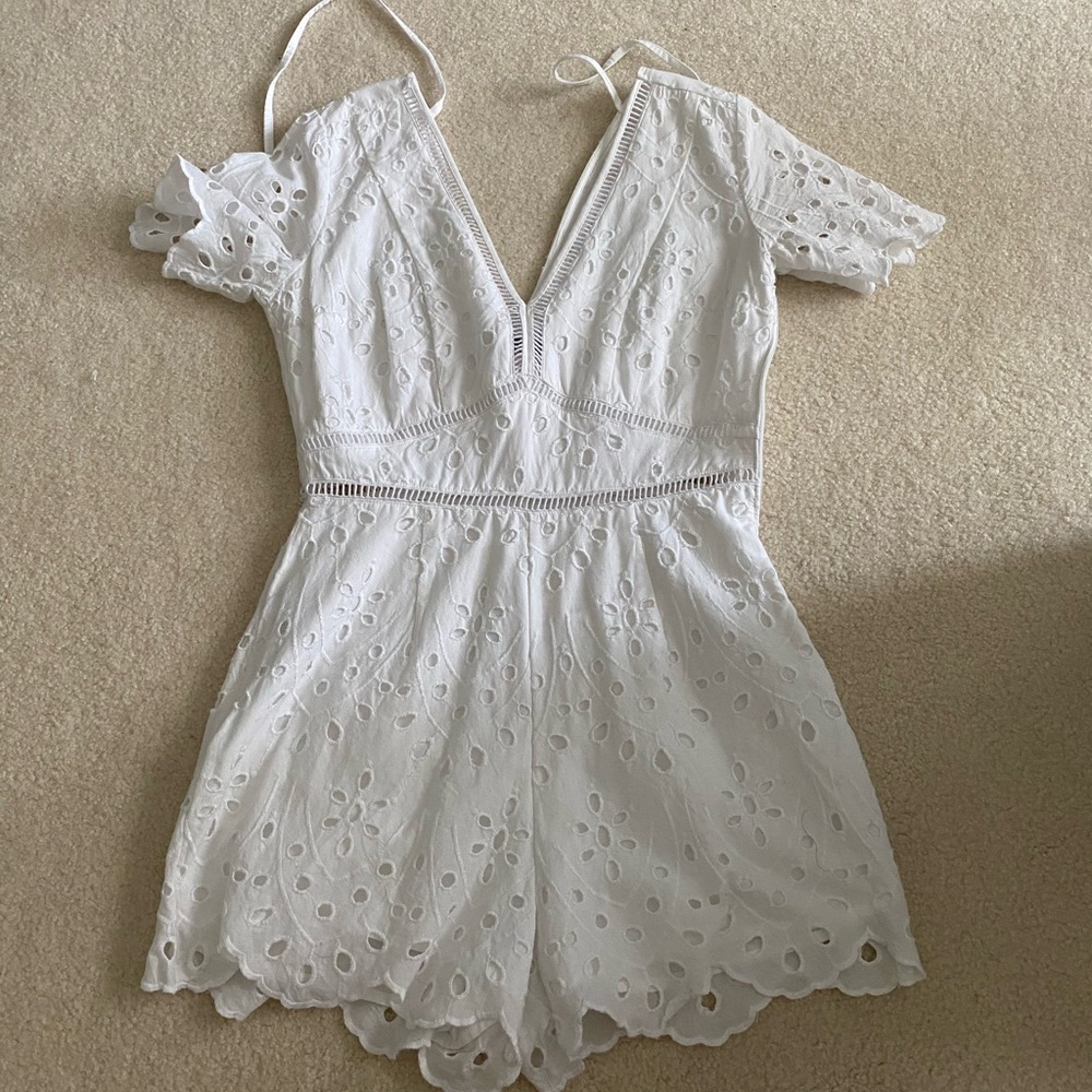 Abercrombie white romper